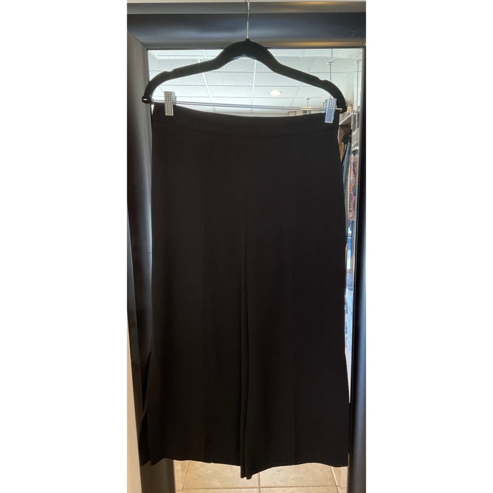 Black Tape A-Line Black Culotte Pants